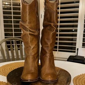 Steve Madden Brown Heeled Boots
